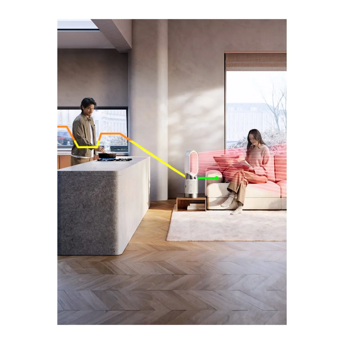 Dyson Purifier Hot+Cool HP1, vue 3