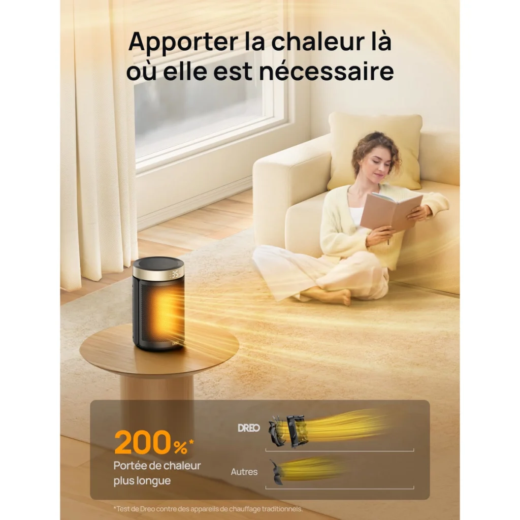 Dreo Chauffage 316 DR-HSH006, vue 4