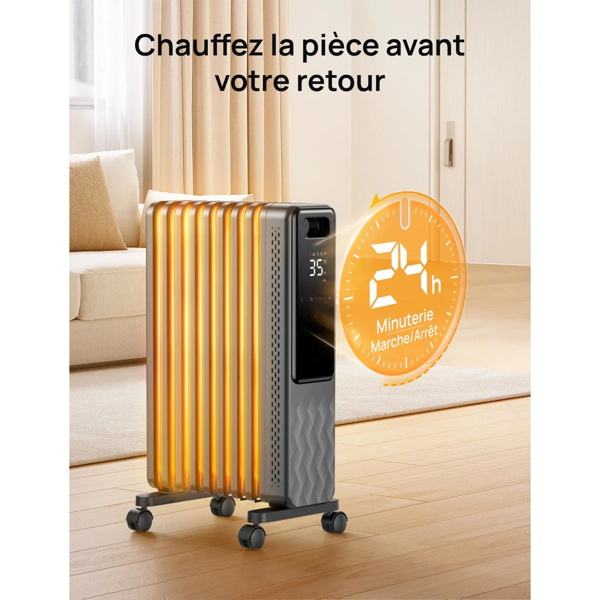 Dreo Radiateur bain d’huile DR-HSH010, vue 5