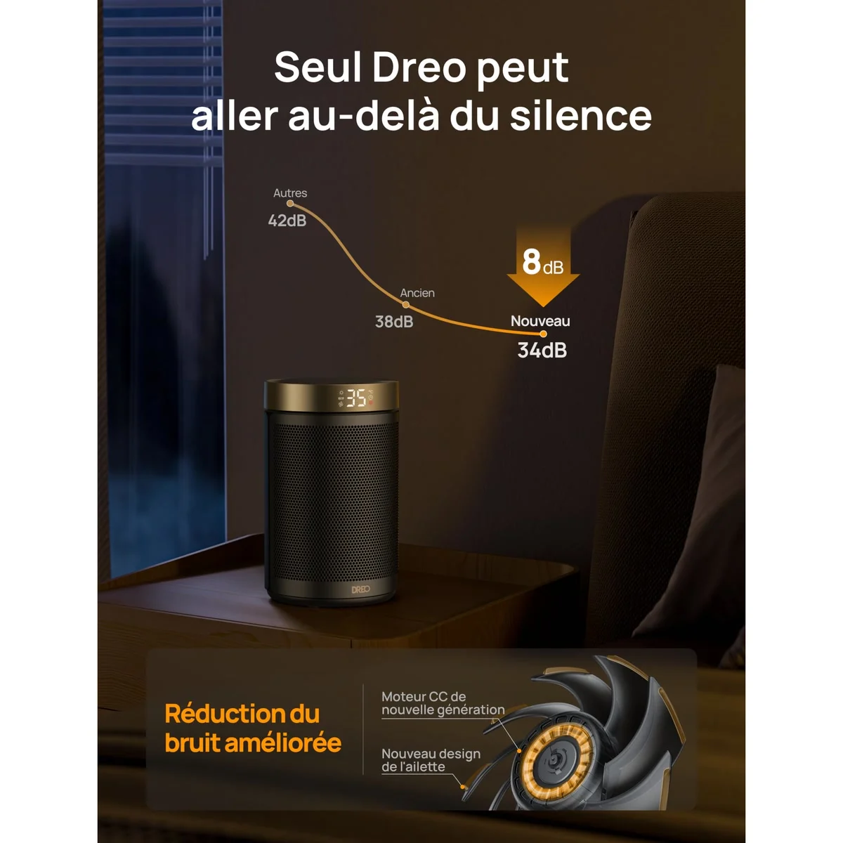 Dreo Chauffage 316 DR-HSH006, vue 5